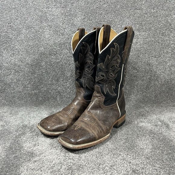 Cody James BCJSP21L2 Willow Men’s Size 7 D Brown Black Leather Cowboy Boots Used - Picture 3 of 13